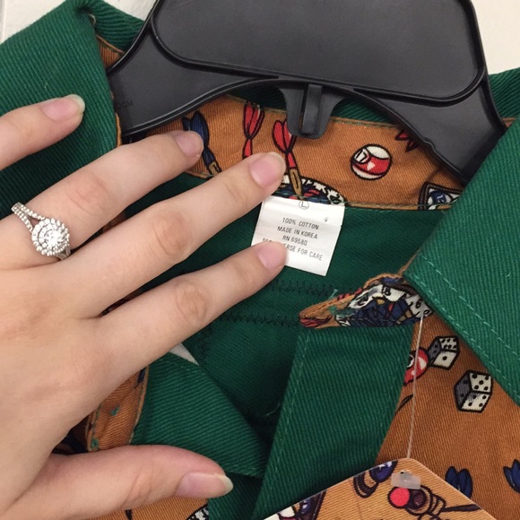 Vintage casino print J.V. Bad Boyz shirt - Picture 4 of 8